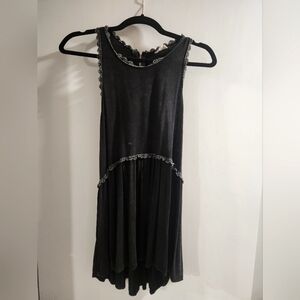Black, long, flowy tank size small